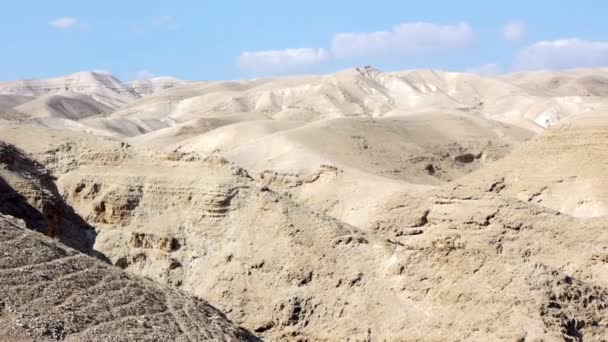 Иудейская пустыня — стоковое видео