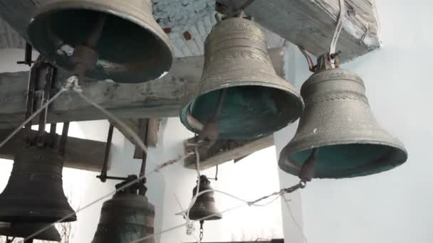 Bells striking — Stock Video