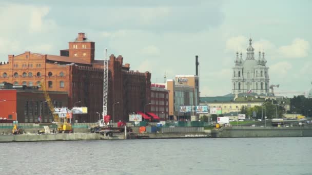 Старое здание завода — стоковое видео