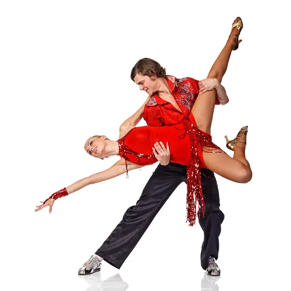 Ballerini latini in azione . — Foto Stock
