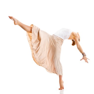 Latino dansçı kız eylem