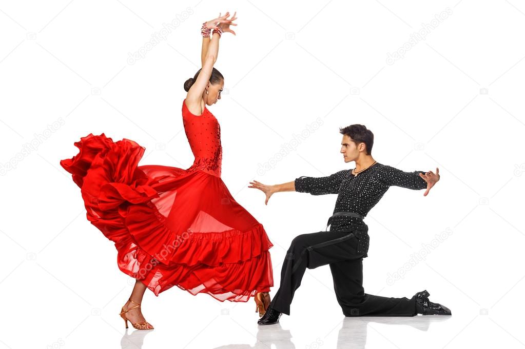 Elegance Latino dancers in action
