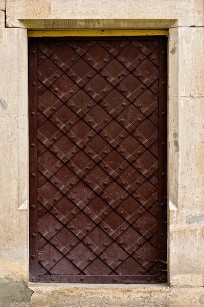 Detailní záběr starodávných dveří — Stock fotografie