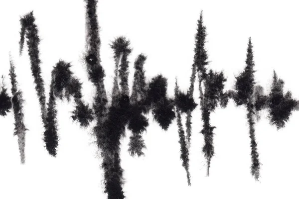 Soyut Resim Beyaz Üzerine Izole Edilmiş Zigzag Gibi Görünüyor Suluboya — Stok fotoğraf