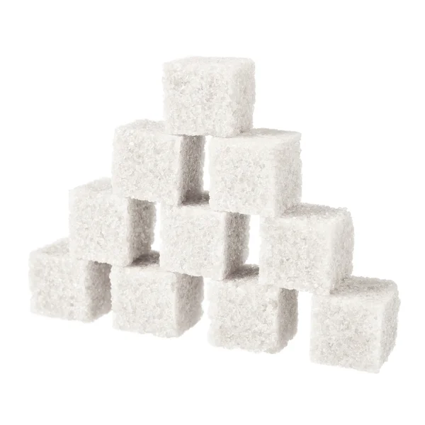 Sugar, a few pieces — Stock Photo, Image