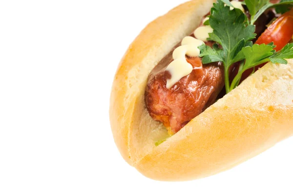 Смачна і смачна хот-дог — стокове фото