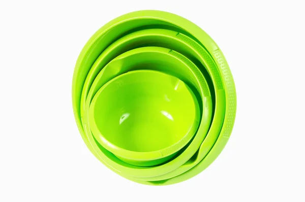 Plastic bowl set — Stock Photo, Image