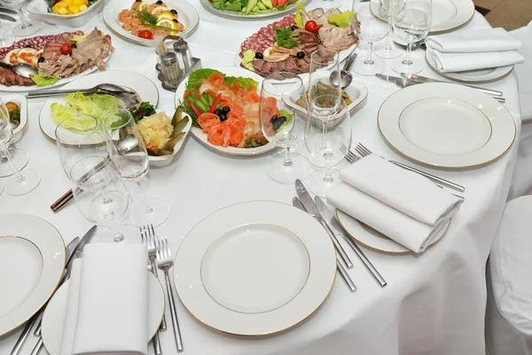 Served table — Stock Photo, Image