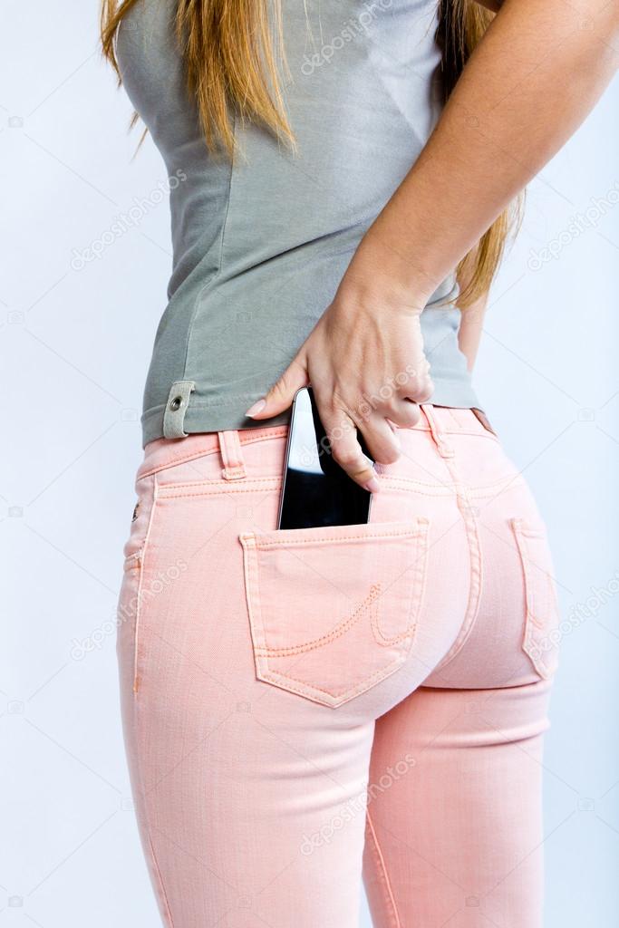 Smartphone Women's Jeans With Cell Phone Pocket Golla Denim