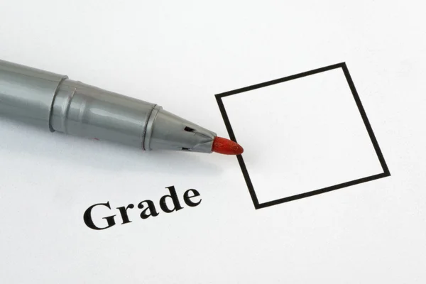 Exam Grade — Stock Photo, Image
