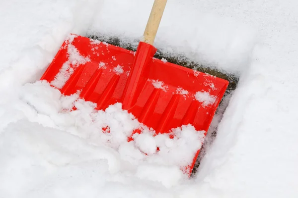 Snöskyffel — Stockfoto