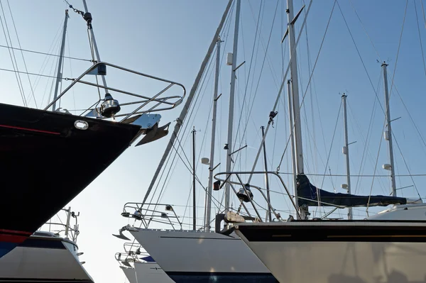 Winter Boatyard — Stock Photo, Image