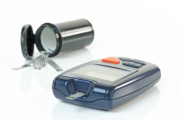 Diabetes Blood Monitor — Stock Photo, Image