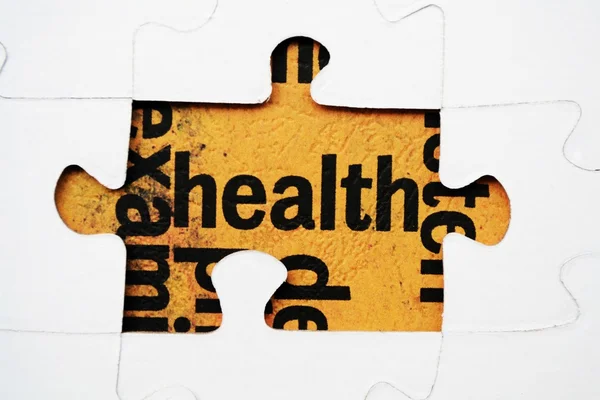 Health puzzle concept — Stock Photo, Image