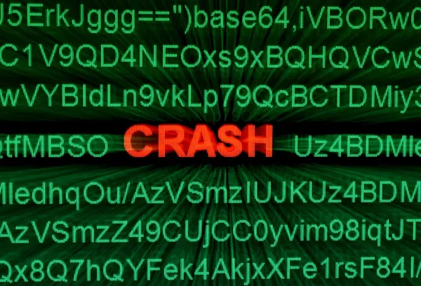 Crash concept — Stock Photo, Image