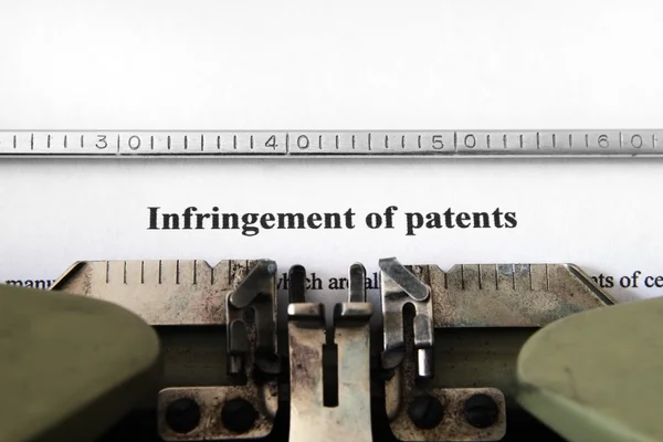 Violação de patentes — Fotografia de Stock