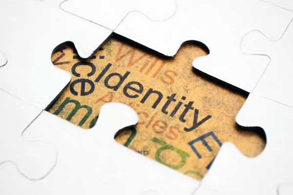 Identity puzzle concept — Stock Photo, Image