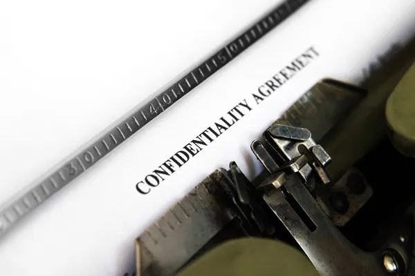 Confidential agreement — Stock Photo, Image