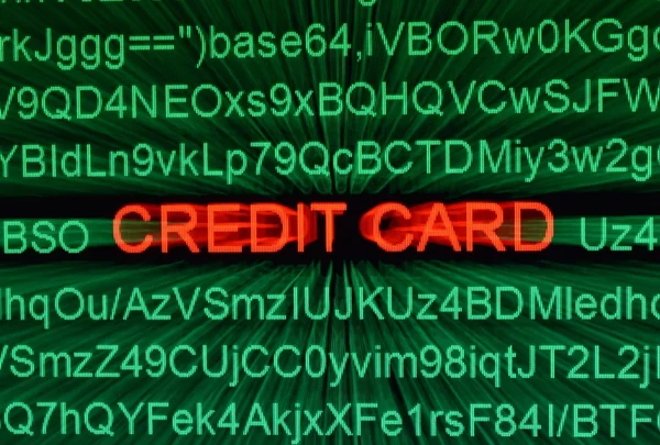 Kredi kart kavramı — Stok fotoğraf