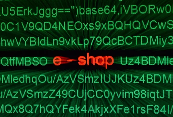 E - shop — Stok fotoğraf