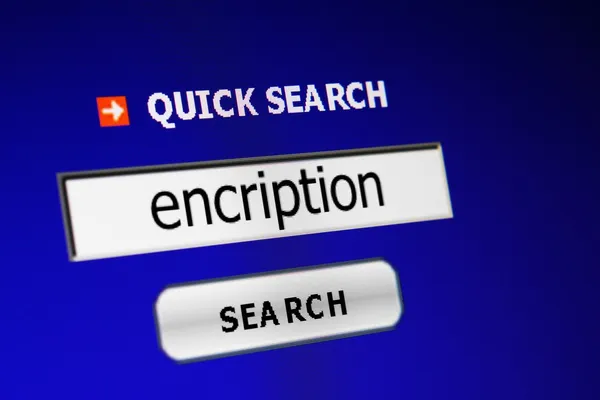 Encription — Stockfoto