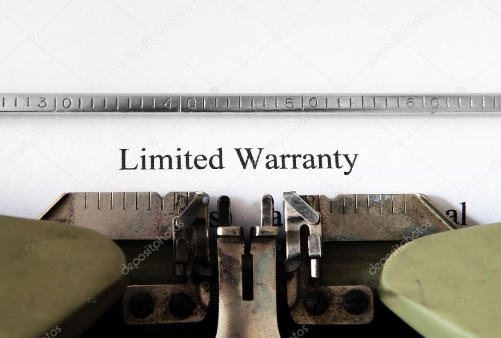 Limited warranty form