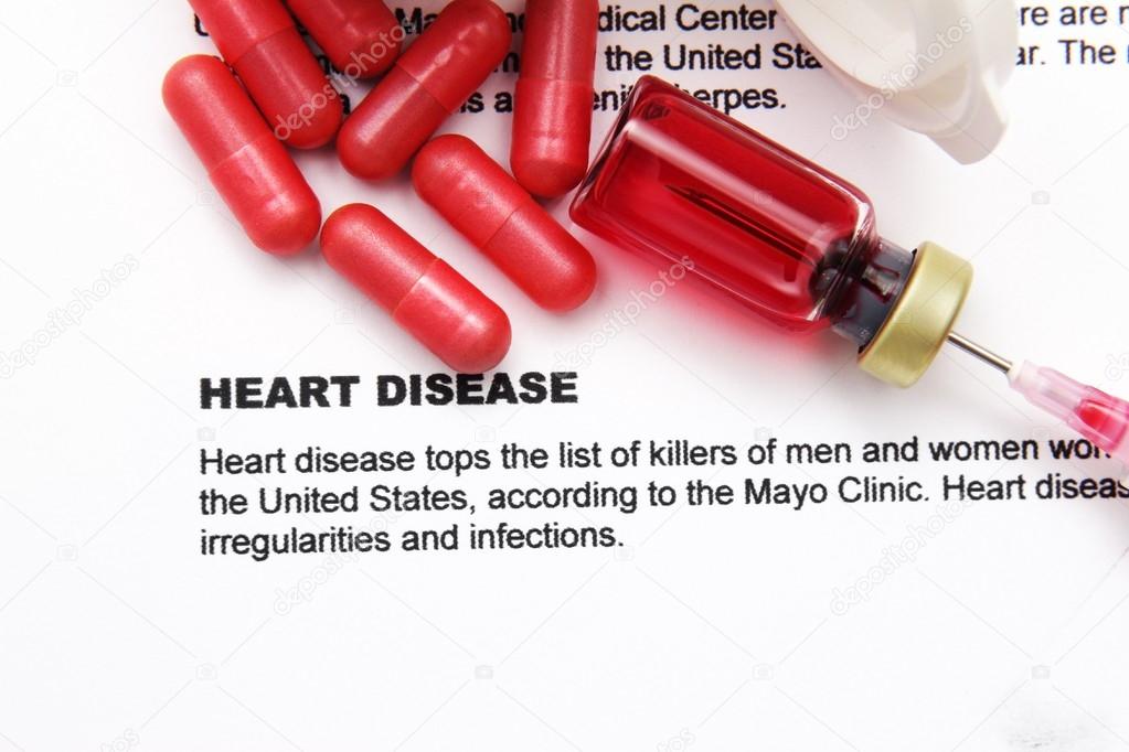 Heart disease concept