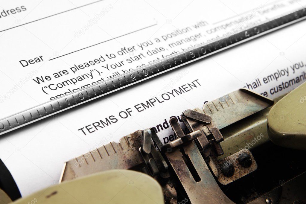 Terms of employment