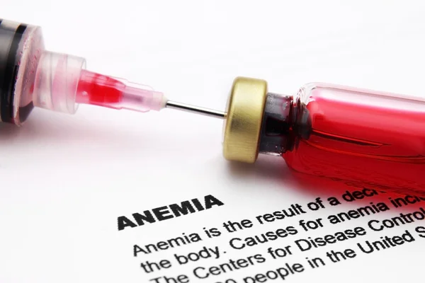 Anemia — Foto de Stock