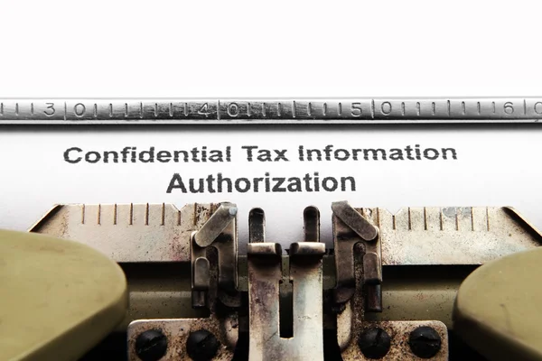 Tax information — Stock Photo, Image