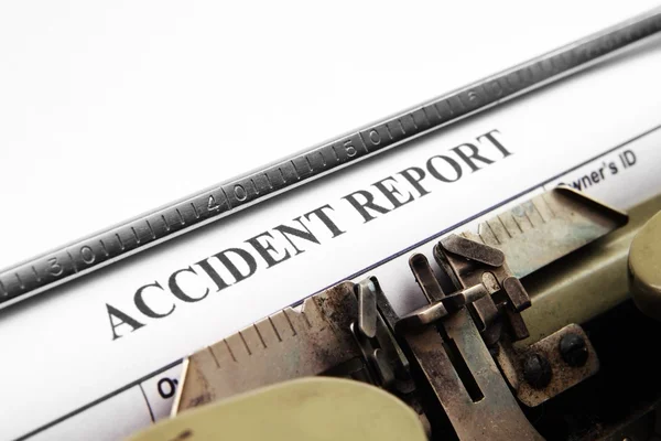 Accident report — Stock Photo, Image