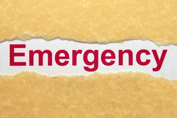 Emergência — Fotografia de Stock