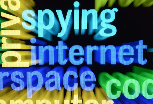 Internet spying concept — Stock Photo, Image