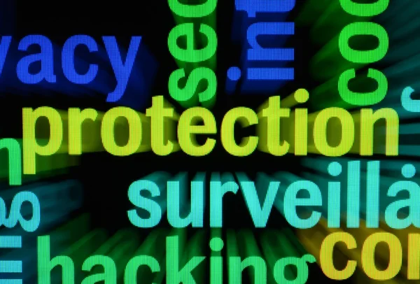 Protection word cloud — Stock Photo, Image