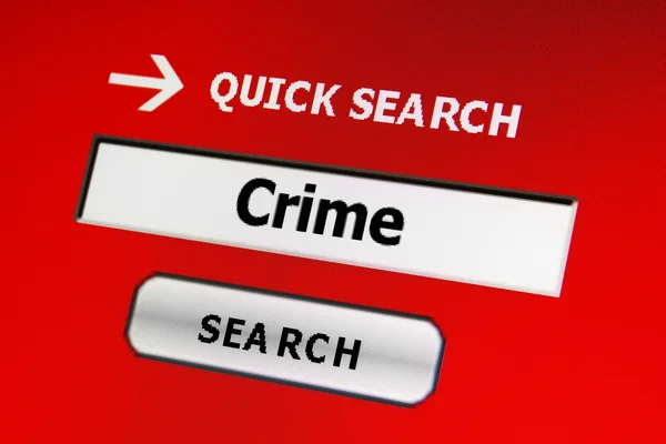 Web crime concept — Stock Photo, Image