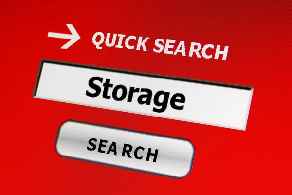 Web storage concept — Stock Photo, Image