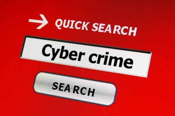 Crimine informatico — Foto Stock