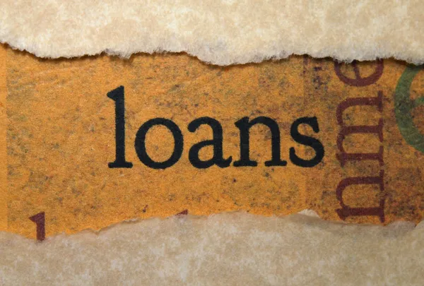 Conceito de empréstimos — Fotografia de Stock