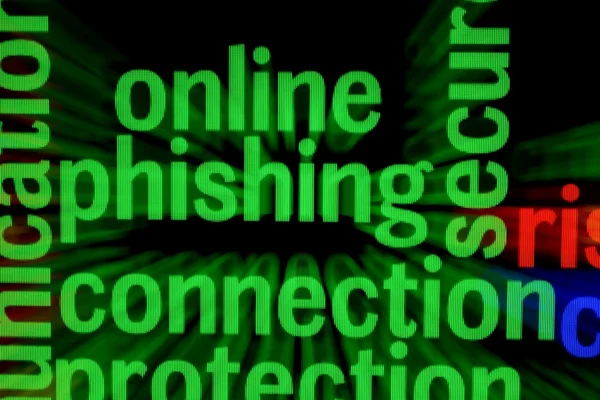 Online-Phishing-Verbindung — Stockfoto