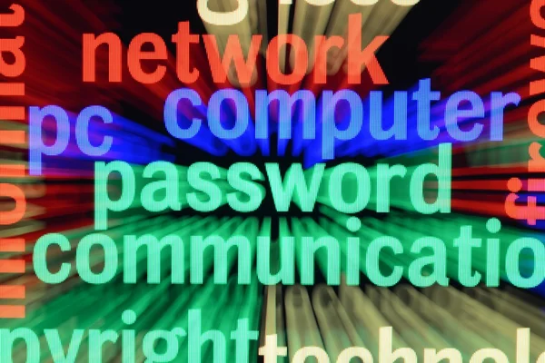 Netzwerk-Computerpasswort — Stockfoto