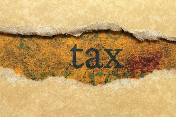 Концепція податкової — стокове фото