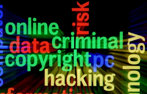 Criminal copyright hacking — Stock Photo, Image