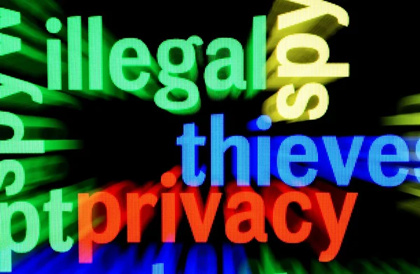 Nelegální soukromí — Stock fotografie