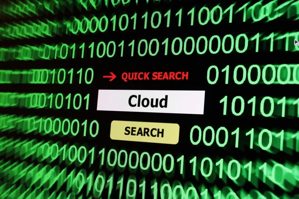 Recherche dans le cloud computing — Photo