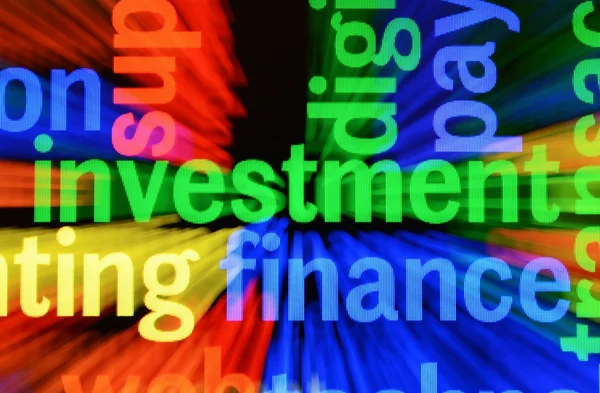 投資と金融の web — ストック写真