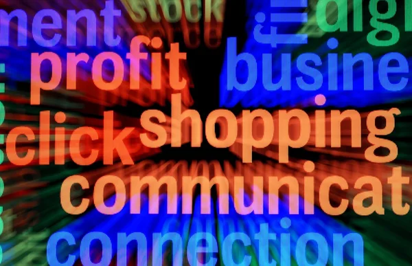 Compras electrónicas — Foto de Stock