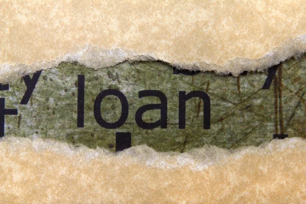 Conceito de empréstimo — Fotografia de Stock