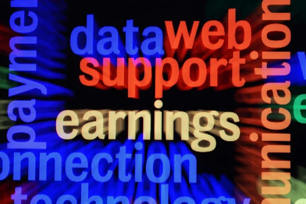 Data support resultat — Stockfoto