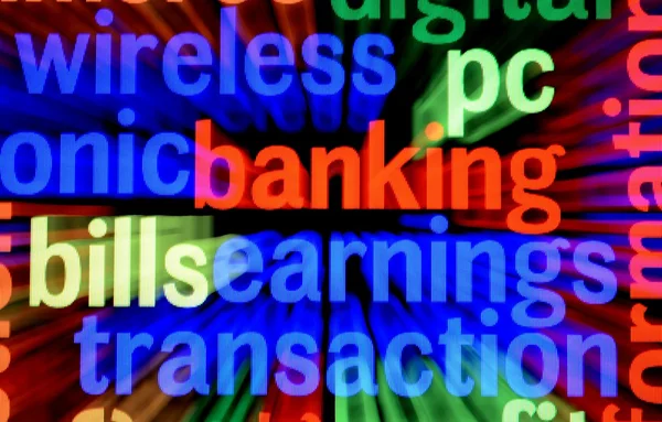 Banking earnings transaction — Stock Photo, Image