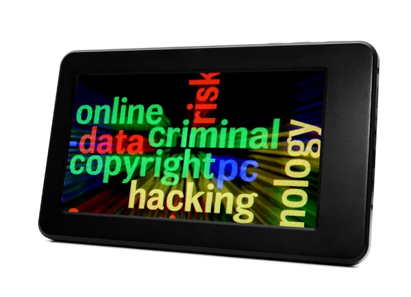 Online kriminella koncept — Stockfoto